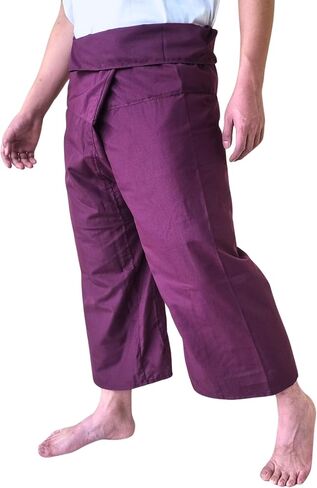 Atiya Unisex Thai Long Fisherman Pants, Yoga & Meditation, Martial Arts, Toray Fabric Pants in Saudi Arabia