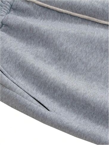 Men's Baggy Sweatpants Drawstring Elastic Waist Y2K Loose Wide Leg Long Pants with Pockets in Kuwait