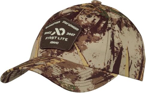 First Lite Lo-Pro Hat - Lightweight Durable Strapback Camo Hunting Cap in Kuwait