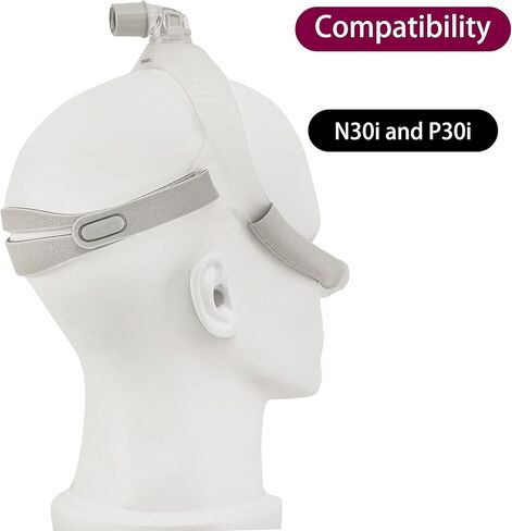 قطعتان من حزام غطاء الرأس البديل المتوافق مع قناع الوسائد الأنفية Resmed AirFit N30i/P30i CPAP in Kuwait