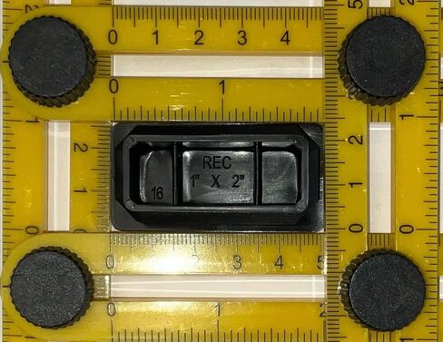 SBDs (Pack of 10) 2" x 1" Rectangular (14-20 Ga) Tubing Plastic Finishing Plug End Cap Insert (for ID L 1.83"-1.93", W 0.84"-0.93") 1 x 2 Inch Fence Post Finishing Inserts. in Saudi Arabia