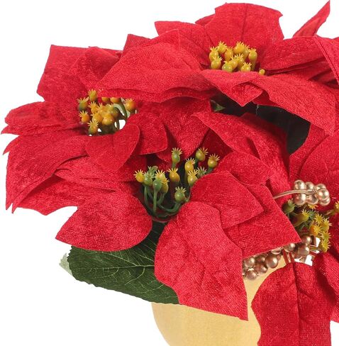 الاصطناعي عيد الميلاد البونسيتة نبات الصنوبر المخاريط عطلة الطاولة ترتيب الزهور عيد الميلاد ديكور المنزل مكتب in Kuwait