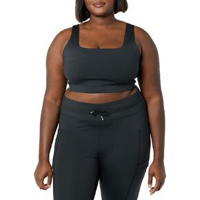 Amazon Essentials Women's Active Sculpt Square Neck Crop Top