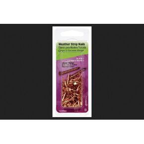 Hillman 3/4 in. L Weatherstrip Copper Copper Nail Spiral Shank Flat