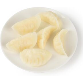 Fake Dumpling Model for Home Decor Kitchen Table Pub Ornaments Painting Photography Prop 6 PCS