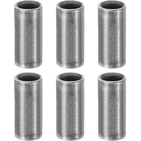PATIKIL M8 Steel Spacers, 6 Pcs Metal Spacers Steel 8.2mm ID x 22mm OD x 6mm L Carbon Steel Spacer Screw Standoff Round for 5/16in or M8 Screw Bolts