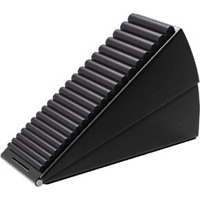 Heavy Duty Door Stopper, Adjustable Spring Large Door Stopper, 3 Inches High Tall Door Wedge Stopper for Bottom of Door, Stainless Steel Door Stop Suits Any Heavy Door