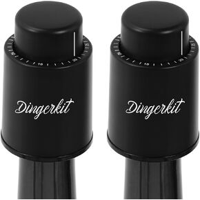 Wine Stopper, Vacuum Wine Bottle Stoppers for Wine Preservation System, Reusable hampagne Corks Stoppers with Time Scale Record for Wine Lovers.
