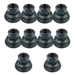 Wheel Nut 611-936 6509424AA Fit for Dodge/Ram 3500 4500 5500 Models, M14-1.5 Flange - 22mm Hex, 28.5mm Length, Medium, Pack of 10pcs