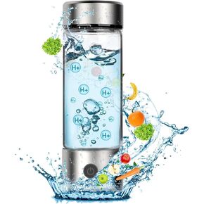 Hydrogen Water Bottle 2024 Generator with SPE PEM Technology Water Ionizer, Hydrogen Water Machine Improve Water in 3 Minutes for Home, Office, Travel, Daily Drinking（Silver）, HB-420 in Kuwait