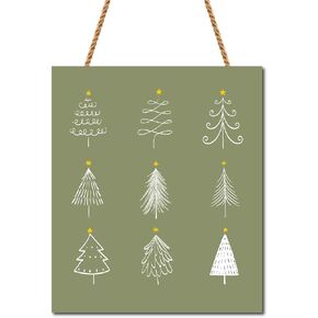 Christmas Wooden Hanging Signs,Christmas Wood Wall Decor, Cookies Were Good Xmas Hanging Decorations,Christmas Plaque Wall Decor for Christmas Holiday Home Kitchen Cafe Wall Art Decor