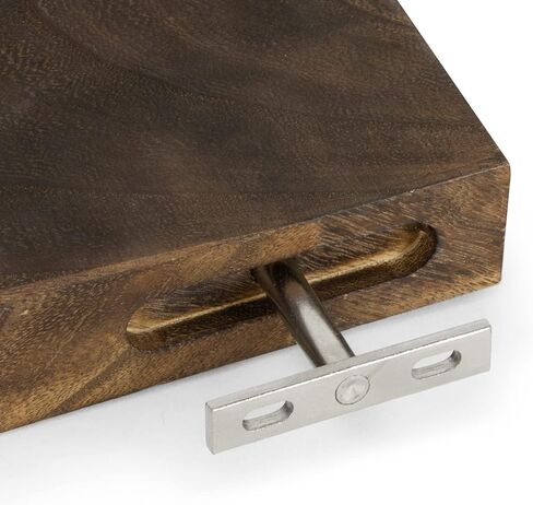 أرفف عائمة، مجموعة أرفف حائط من الخشب الصلب مكونة من 2، رف معلق مع أقواس غير مرئية 36 بوصة، أرفف حائط خشبية واسعة لديكور غرفة المعيشة وغرفة النوم والمطبخ والمكتب والمزرعة (الخشب الفوسكوس) in Kuwait