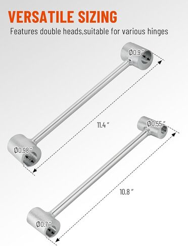 أداة تعديل مفصلات الباب، مفتاح ضبط فجوة المفصلات يناسب المفاصل 14 مم - 18 مم، 23 مم - 25 مم، أداة إصلاح مفصلات الباب 2 حزمة in Kuwait