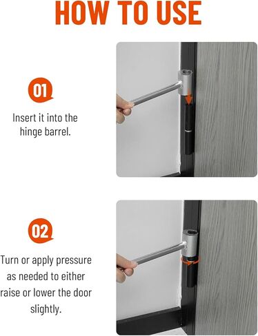 أداة تعديل مفصلات الباب، مفتاح ضبط فجوة المفصلات يناسب المفاصل 14 مم - 18 مم، 23 مم - 25 مم، أداة إصلاح مفصلات الباب 2 حزمة in Kuwait
