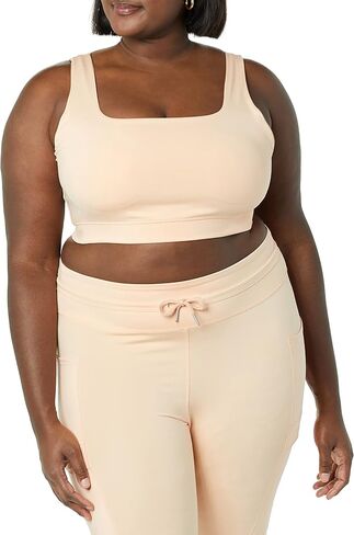 Amazon Essentials Women's Active Sculpt Square Neck Crop Top in Saudi Arabia