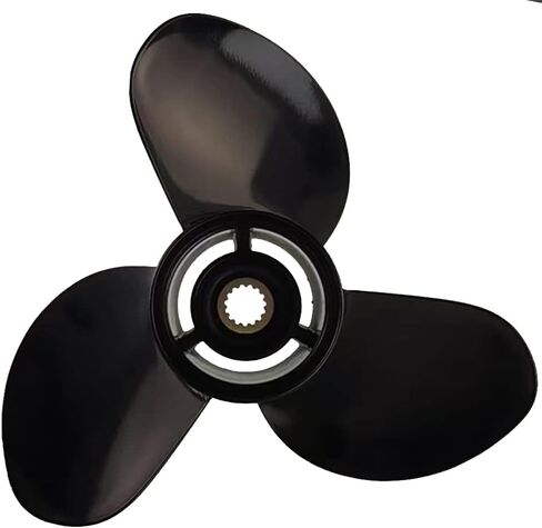 MeredithPropeller Outboard Propeller Aluminum 3 Blades for Suzuki Engines 60~140HP 14"x15" / 14"x17" / 14"x19" / 14"x21" 15 Tooth Spline. 4-Stroke in Saudi Arabia