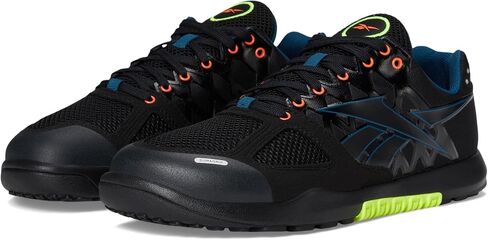 Reebok Men's Nano 2.0 Sneaker, Black/Digital Coral/Digital Lime, 11 in Saudi Arabia