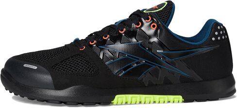 Reebok Men's Nano 2.0 Sneaker, Black/Digital Coral/Digital Lime, 11 in Saudi Arabia