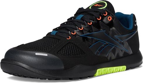 Reebok Men's Nano 2.0 Sneaker, Black/Digital Coral/Digital Lime, 11 in Saudi Arabia