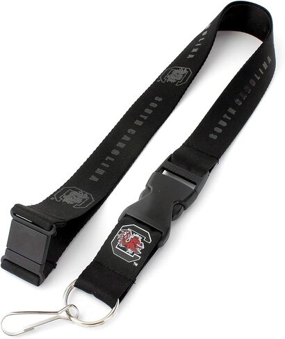 Aminco NCAA LSU Tigers Team Lanyard, Black on Black in Saudi Arabia