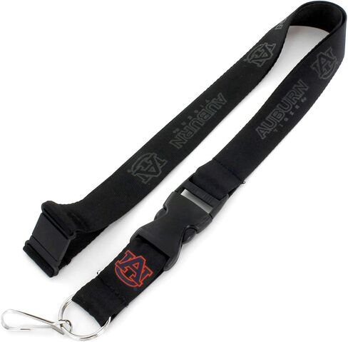 Aminco NCAA LSU Tigers Team Lanyard, Black on Black in Saudi Arabia
