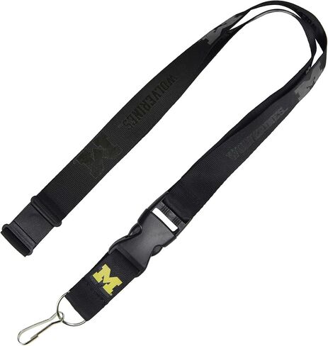 Aminco NCAA LSU Tigers Team Lanyard, Black on Black in Saudi Arabia
