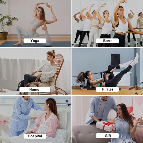 Grip Pilates Socks for Women, Yoga Slouch Socks with Grip for Barre Workout Hospital Long Scrunch Slipper Socks in Saudi Arabia