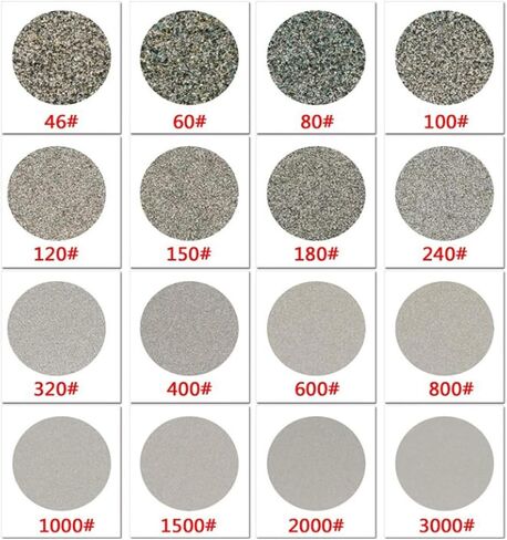 8 inch Diamond Disc Grit 1200 High Density Coated Flat Lap Lapping Lapidary Wheel Glass Jewelry Polishing Tool Grinding Sharpening Metal Back 1/2 Arbor GRIT1200 in Saudi Arabia
