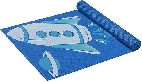Gaiam Kids Yoga Mat Exercise Mat, Yoga for Kids with Fun Prints - Playtime for Babies, Active & Calm Toddlers and Young Children (60" L x 24" W x 3mm Thick) in Saudi Arabia