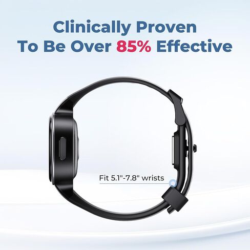 EmeTerm Smart Anti-Nausea Wristwatch Touchscreen IP67 Waterproof Morning Motion Travel Sickness Vomit Relief Rechargeable Fast Acting Drug Free Without Side Effects in Kuwait