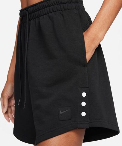 شورت كرة السلة Dri-FIT Prism French Terry للسيدات من نايكي، أسود متوسط in Saudi Arabia