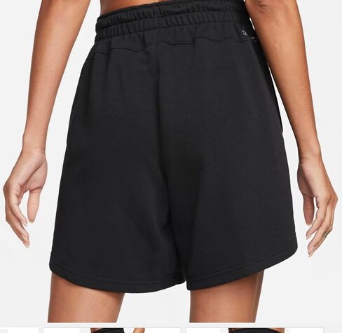 شورت كرة السلة Dri-FIT Prism French Terry للسيدات من نايكي، أسود متوسط in Saudi Arabia