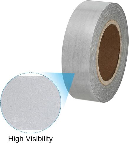 PATIKIL Reflective Tape, Self Adhesive High Visibility Reflective Stick on Tape for Clothing, Gray (1"x 17 Ft) in Kuwait