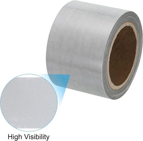 PATIKIL Reflective Tape, Self Adhesive High Visibility Reflective Stick on Tape for Clothing, Gray (1"x 17 Ft) in Kuwait