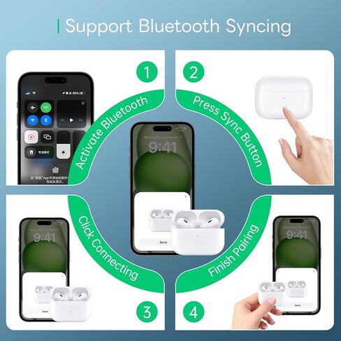 لعلبة شحن AirPods 3 (منفذ USB-C)، حافظة شحن لاسلكية لـ AirPods الجيل الثالث، علبة شحن بديلة لـ AirPod 3rd Gen مع منفذ شحن USB-C، لا تتضمن سماعات أذن in Kuwait