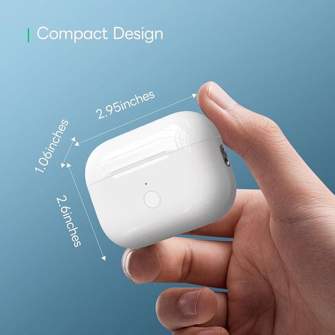 لعلبة شحن AirPods 3 (منفذ USB-C)، حافظة شحن لاسلكية لـ AirPods الجيل الثالث، علبة شحن بديلة لـ AirPod 3rd Gen مع منفذ شحن USB-C، لا تتضمن سماعات أذن in Kuwait