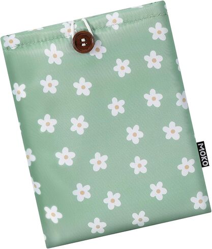 MoKo 6-7" Embroidered Daisy Padded Sleeve Pouch for 7" Kindle Colorsoft Signature Edition 2024, 6.8/6" Kindle Paperwhite/Kids, Fire 7 2022, Voyage/Kobo eReader, Beige Floral in Saudi Arabia
