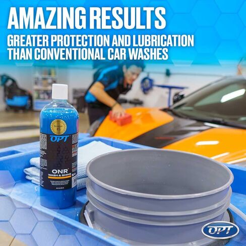 Optimum No Rinse Wash and Shine with Power Wheel Cleaner Kit – 32 oz ONR Car Wash with New 17 oz Wheel Cleaning Solution in Kuwait
