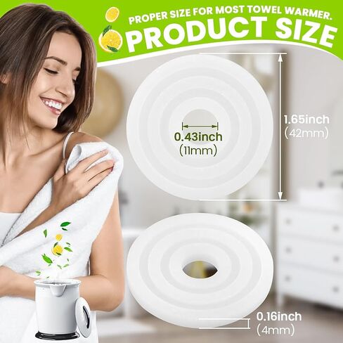 30 عبوة من 30 قطعة من المناشف المعطرة البديلة لتدفئة المناشف، وسادات معطرة برائحة منعشة لدلو تدفئة المناشف، 6 نكهات in Kuwait