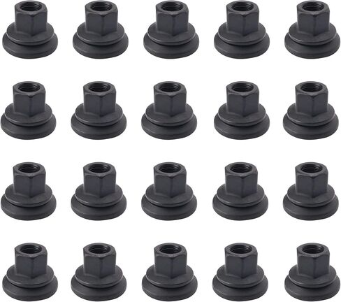 Wheel Nut 611-936 6509424AA Fit for Dodge/Ram 3500 4500 5500 Models, M14-1.5 Flange - 22mm Hex, 28.5mm Length, Medium, Pack of 10pcs in Saudi Arabia