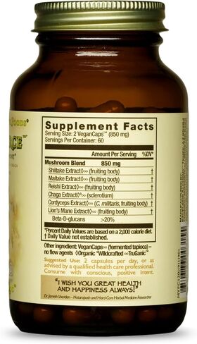HealthForce SuperFoods MycoForce - Capsules - 120 Vegan Capsules in Saudi Arabia