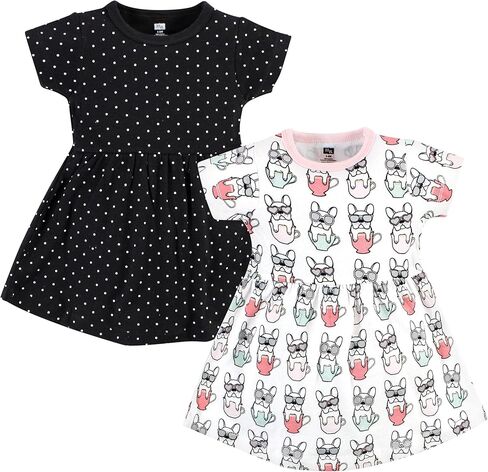 Hudson Baby Baby Girls Cotton Dresses, Butterfly Floral, 18-24 Months in Kuwait