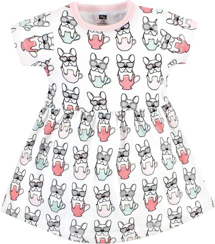 Hudson Baby Baby Girls Cotton Dresses, Butterfly Floral, 18-24 Months in Kuwait