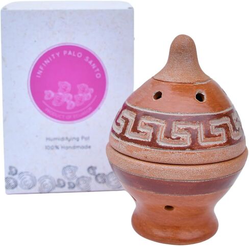 Multipurpose Humidifying Pot from Ecuador - Incense Holder for Palo Santo Sticks. in Saudi Arabia