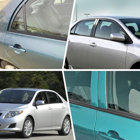 NEWSMARTS Automotive Weather Stripping Weatherstrip Window Trim Fits for Toyota Tundra CrewMax 2007-2018 2019, Window Seal Outside Parts in Saudi Arabia