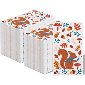 Hioasis 100 PCS Christmas Guest Napkins - Disposable Christmas Tree Paper Napkins Merry Christmas - 3 Ply Christmas Napkins for Christmas & Kitchen & Table & Bathroom