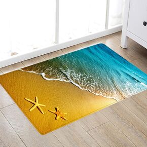Non Slip Bath Rugs Sponge Foam for Bathroom,Durable Flannel Mat Bright 3D Print Rug for Living Room, Absorbent Water Clearance MatS for Forlaundry Room and Kitchen, Country Road Themed Decor carpt