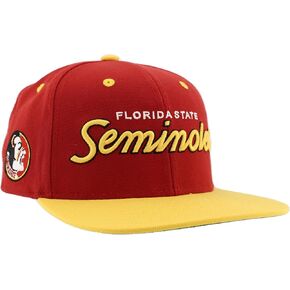 قبعة ZHATS NCAA مرخصة رسميًا، قبعة مسطحة Snapback Z11 Retro Headliner