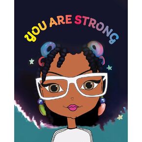 Cute African American Girl Art Print with Positive Affirmation | Inspirational Wall Decor for Black Women and Girls | Gift for Self-Love, Empowerment, and Motivation (Be Different)
