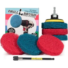 Kitchen Accessories - Cleaning Supplies - Drill Brush - Spin Scrubber - Oven Cleaner - Stove Top Cleaner - Pots and Pans - Kitchen Sink - Hard Water Stain Remover - Drill Attachment Power Scrubber